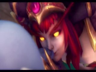 Warcraft: haar koningin door greatb8sfm (futa, klinken)