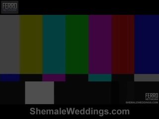 Shemale Weddings Proudly Presents Senna, Camile, Patricia_bismarck In sex clip Scene